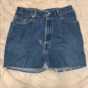 Levi denim skirt